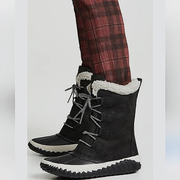 New w/Box Sorel Out N About Plus Women's Tall Waterproof Rain & Snow Boots Sz 10